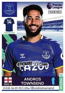 Sticker Andros Townsend - Premier League Inglese 2021-2022 n. 246 - Panini