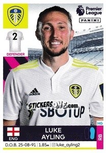 Cromo Luke Ayling - Premier League Inglese 2021-2022 - Panini