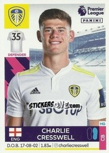 Sticker Charlie Cresswell - Premier League Inglese 2021-2022 - Panini