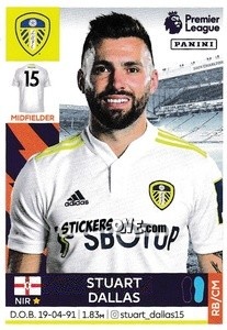 Sticker Stuart Dallas - Premier League Inglese 2021-2022 - Panini