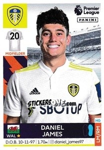 Sticker Daniel James - Premier League Inglese 2021-2022 - Panini