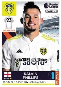 Figurina Kalvin Phillips - Premier League Inglese 2021-2022 - Panini