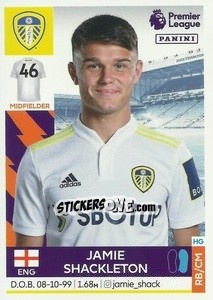Cromo Jamie Shackleton - Premier League Inglese 2021-2022 n. 274 - Panini