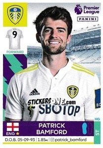 Sticker Patrick Bamford - Premier League Inglese 2021-2022 n. 275 - Panini