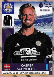 Sticker Kasper Schmeichel - Premier League Inglese 2021-2022 - Panini