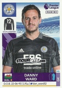 Cromo Danny Ward - Premier League Inglese 2021-2022 - Panini