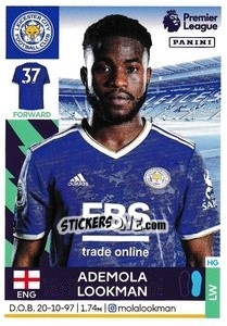 Sticker Ademola Lookman - Premier League Inglese 2021-2022 - Panini