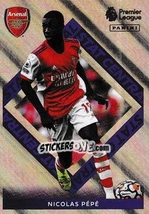 Sticker Nicolas Pépé - Premier League Inglese 2021-2022 - Panini