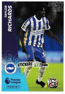 Cromo Taylor Richards - Premier League Inglese 2021-2022 - Panini