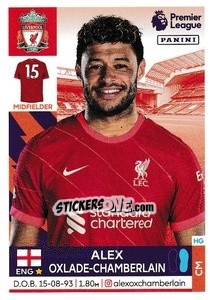 Sticker Alex Oxlade-Chamberlain - Premier League Inglese 2021-2022 - Panini
