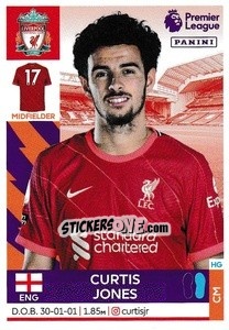 Sticker Curtis Jones - Premier League Inglese 2021-2022 - Panini
