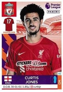 Cromo Curtis Jones - Premier League Inglese 2021-2022 - Panini