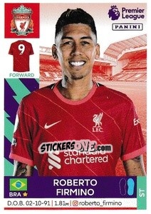 Sticker Roberto Firmino - Premier League Inglese 2021-2022 n. 366 - Panini