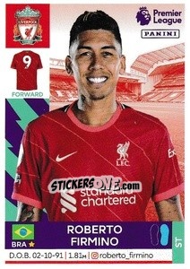 Sticker Roberto Firmino - Premier League Inglese 2021-2022 - Panini