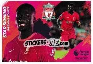Sticker Ibrahima Konaté - Star Signing - Premier League Inglese 2021-2022 - Panini