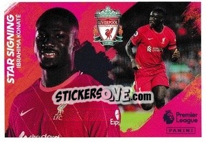 Sticker Ibrahima Konaté - Star Signing - Premier League Inglese 2021-2022 n. 373 - Panini
