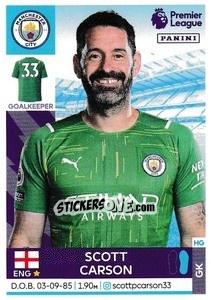 Sticker Scott Carson - Premier League Inglese 2021-2022 n. 379 - Panini