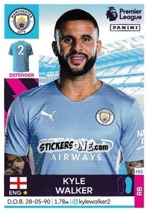 Cromo Kyle Walker - Premier League Inglese 2021-2022 - Panini