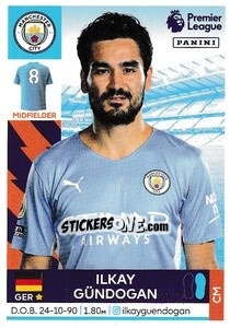 Sticker İlkay Gündoğan - Premier League Inglese 2021-2022 n. 386 - Panini