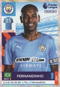 Figurina Fernandinho - Premier League Inglese 2021-2022 - Panini