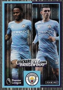 Sticker Raheem Sterling / Phil Foden - Premier League Inglese 2021-2022 - Panini