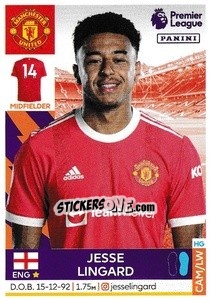 Sticker Jesse Lingard - Premier League Inglese 2021-2022 n. 416 - Panini