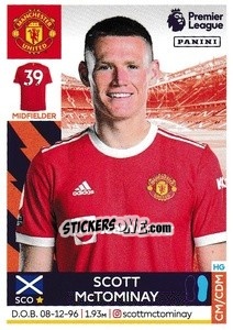 Sticker Scott McTominay - Premier League Inglese 2021-2022 - Panini