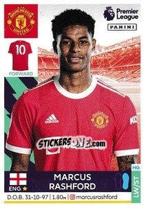 Sticker Marcus Rashford - Premier League Inglese 2021-2022 - Panini