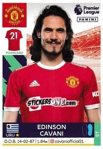 Sticker Edinson Cavani - Premier League Inglese 2021-2022 n. 427 - Panini