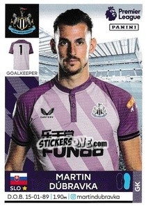 Sticker Martin Dúbravka - Premier League Inglese 2021-2022 - Panini