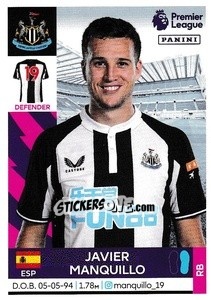Sticker Javier Manquillo - Premier League Inglese 2021-2022 n. 444 - Panini
