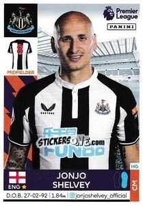 Sticker Jonjo Shelvey - Premier League Inglese 2021-2022 - Panini