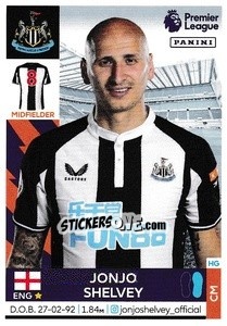 Sticker Jonjo Shelvey - Premier League Inglese 2021-2022 n. 445 - Panini