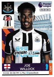 Sticker Joe Willock - Premier League Inglese 2021-2022 - Panini