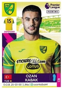 Figurina Ozan Kabak - Premier League Inglese 2021-2022 - Panini