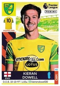 Sticker Kieran Dowell - Premier League Inglese 2021-2022 n. 477 - Panini