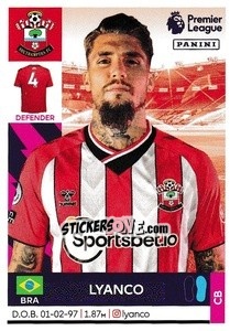 Figurina Lyanco - Premier League Inglese 2021-2022 - Panini