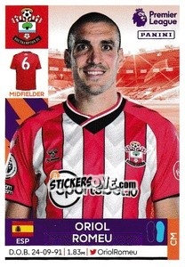 Sticker Oriol Romeu - Premier League Inglese 2021-2022 n. 502 - Panini
