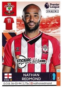 Sticker Nathan Redmond - Premier League Inglese 2021-2022 - Panini