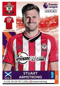 Cromo Stuart Armstong - Premier League Inglese 2021-2022 n. 506 - Panini