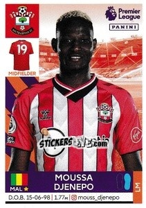 Sticker Moussa Djenepo - Premier League Inglese 2021-2022 n. 507 - Panini