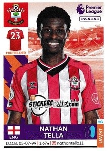 Figurina Nathan Tella - Premier League Inglese 2021-2022 - Panini