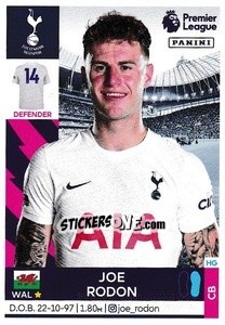 Sticker Joe Rodon - Premier League Inglese 2021-2022 - Panini