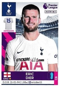 Sticker Eric Dier - Premier League Inglese 2021-2022 - Panini
