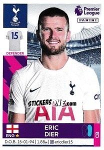 Sticker Eric Dier - Premier League Inglese 2021-2022 n. 530 - Panini