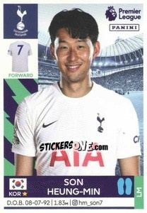 Sticker Son Heung-min - Premier League Inglese 2021-2022 - Panini