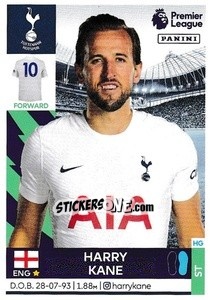 Sticker Harry Kane - Premier League Inglese 2021-2022 n. 543 - Panini