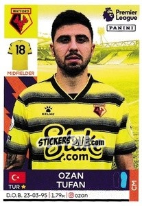 Sticker Ozan Tufan - Premier League Inglese 2021-2022 n. 564 - Panini
