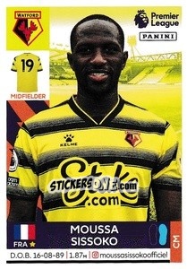 Figurina Moussa Sissoko - Premier League Inglese 2021-2022 - Panini