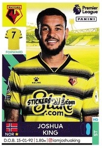 Cromo Joshua King - Premier League Inglese 2021-2022 - Panini